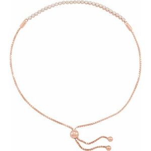 Diamond Bola Bracelet