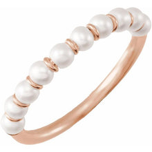 Load image into Gallery viewer, Stackable Pearl Ring
