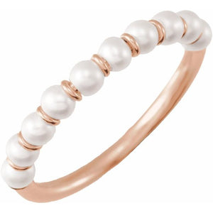 Stackable Pearl Ring
