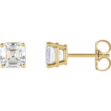 Load image into Gallery viewer, Asscher Diamond Studs
