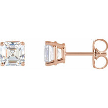 Load image into Gallery viewer, Asscher Diamond Studs
