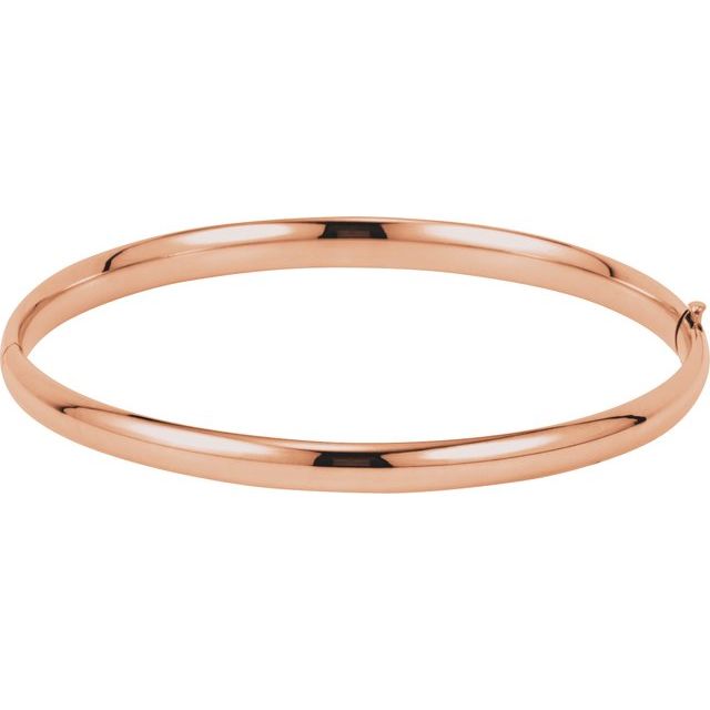 Gold Hinged Bangle