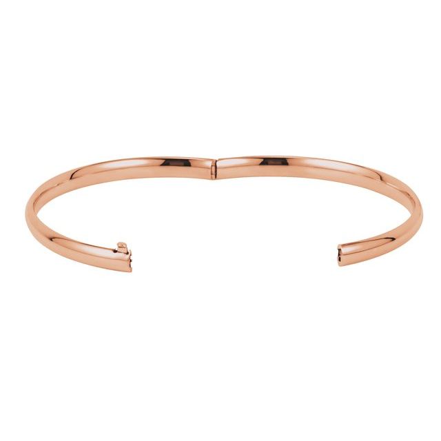 Gold Hinged Bangle