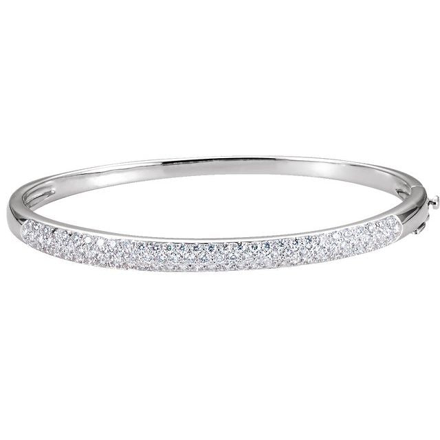 Pave Diamond Bangle