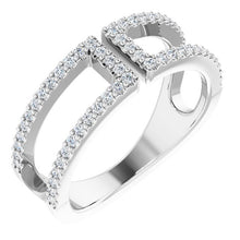 Load image into Gallery viewer, 14K White 1/3 CTW Natural Diamond Ring
